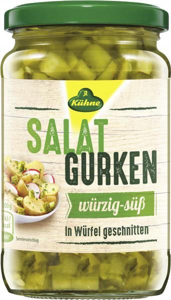Kühne Salat Gurken Würfel würzig-süß