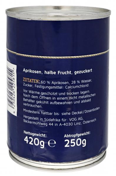 Küstengold Aprikosenhälften gezuckert