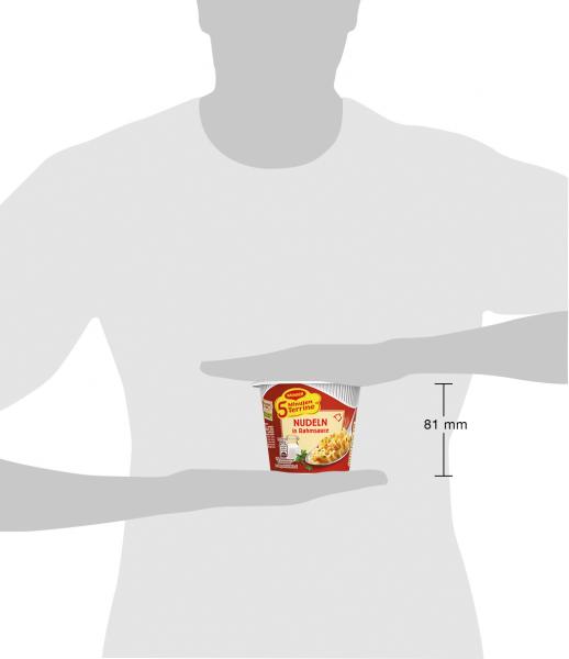 Maggi 5 Minuten Terrine Nudeln in Rahmsauce