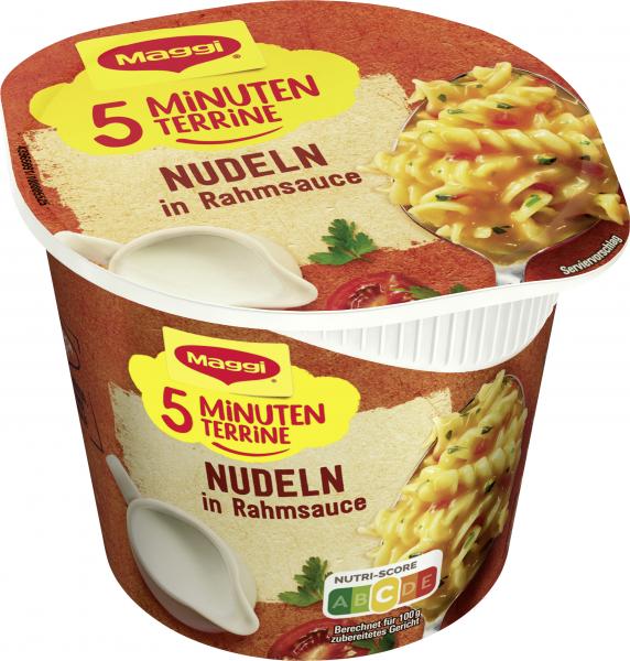 Maggi 5 Minuten Terrine Nudeln in Rahmsauce