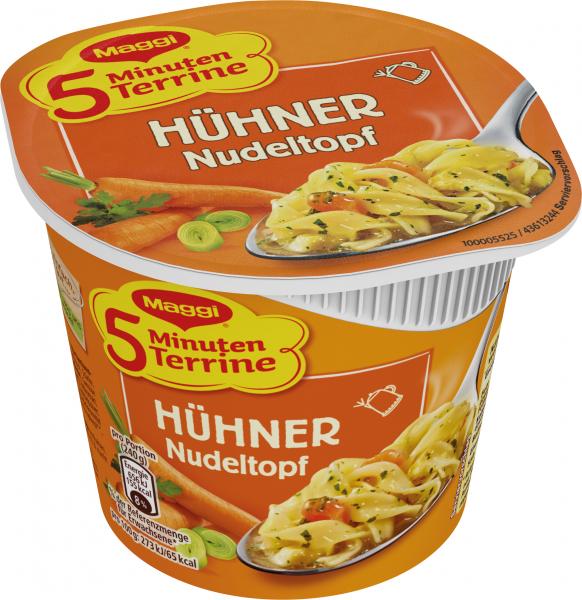Maggi 5 Minuten Terrine Hühner-Nudeltopf