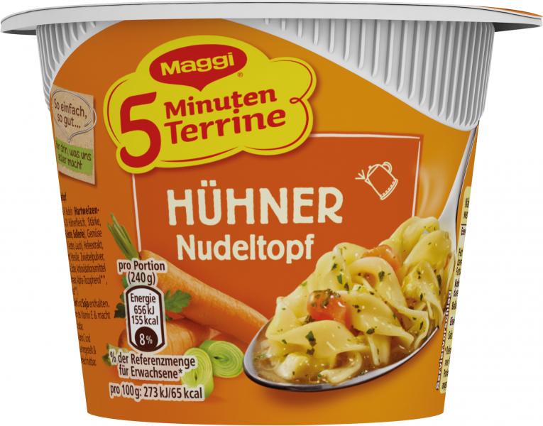 Maggi 5 Minuten Terrine Hühner-Nudeltopf