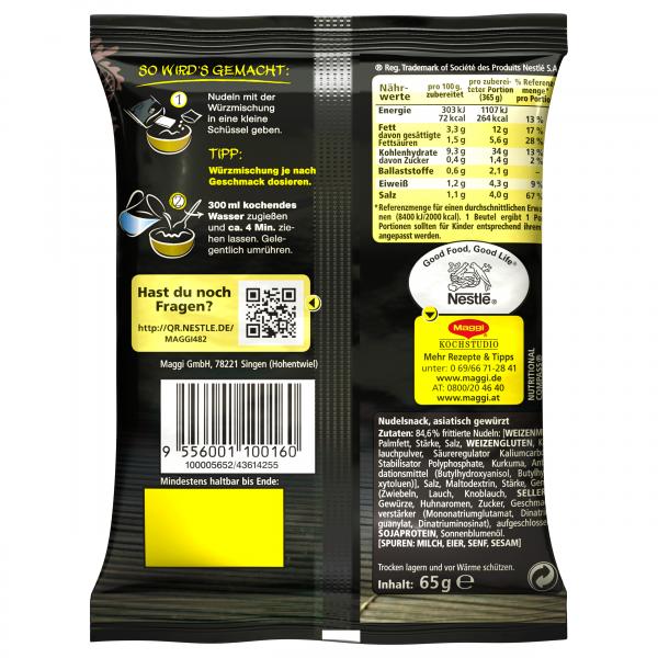 Maggi Magic Asia, Instant Nudel Snack Huhn