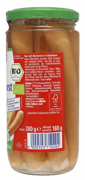 Meica Bio-Saft-Bockwurst