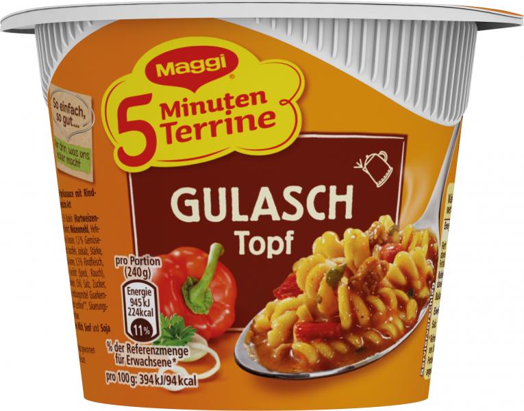 Maggi 5 Minuten Terrine Gulaschtopf