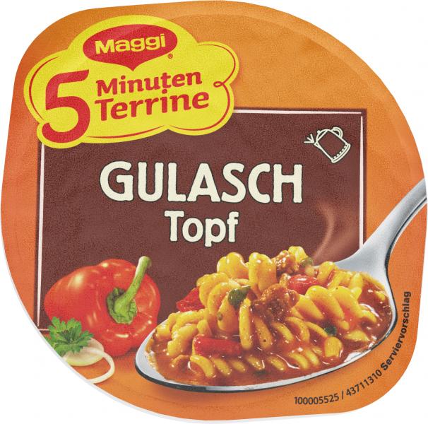 Maggi 5 Minuten Terrine Gulaschtopf