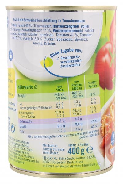Weight Watchers Lecker gefüllt Ravioli