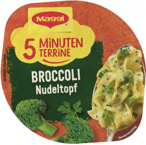 Maggi 5 Minuten Terrine Broccoli Nudeltopf