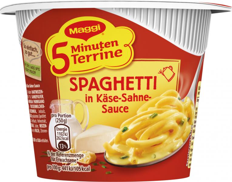 Maggi 5 Minuten Terrine Spaghetti in KäseSahneSauce online kaufen bei