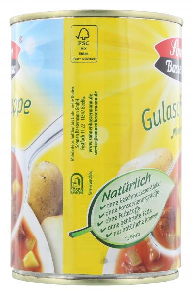 Sonnen Bassermann Gulaschsuppe