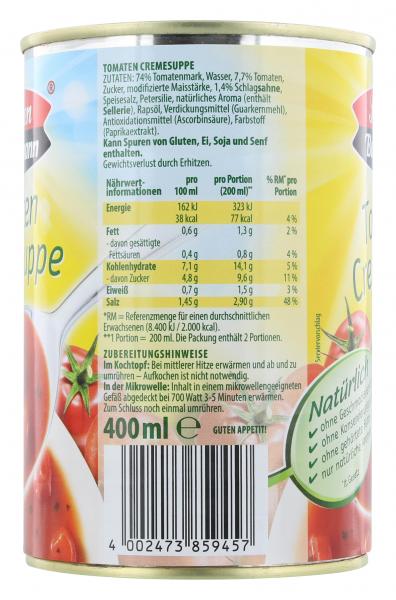Sonnen Bassermann Tomaten Cremesuppe