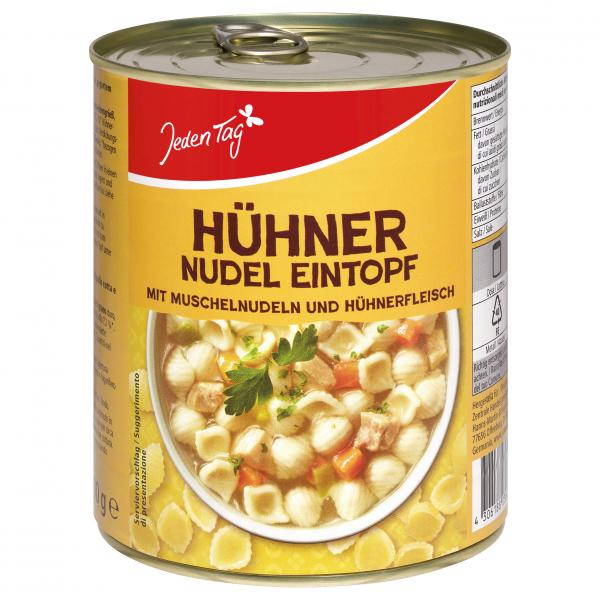 Jeden Tag Hühner-Nudel-Eintopf