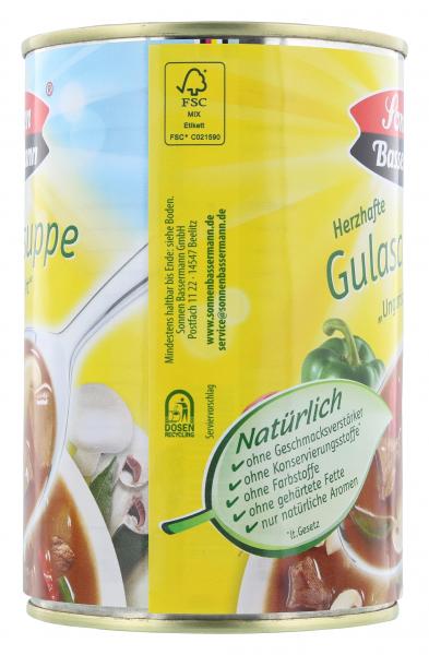 Sonnen Bassermann Herzhafte Gulaschsuppe