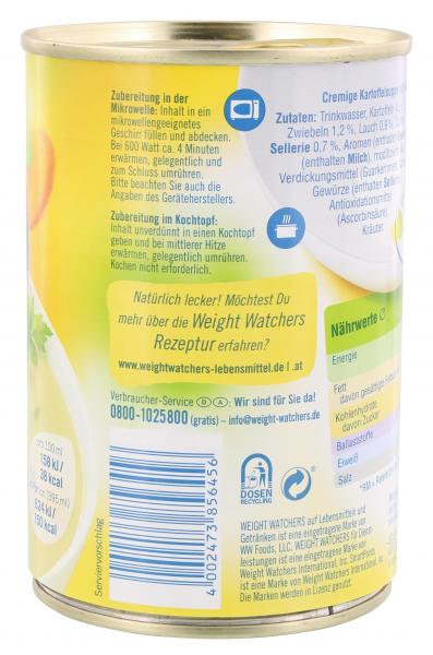 Weight Watchers Kartoffel Cremesuppe