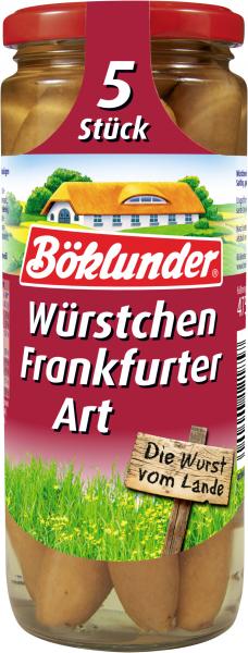Böklunder Würstchen Frankfurter Art