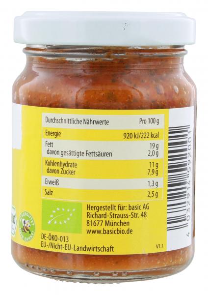 Basic Brotaufstrich Basilikum Tomate