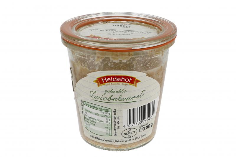 Heidehof Zwiebelwurst gekocht
