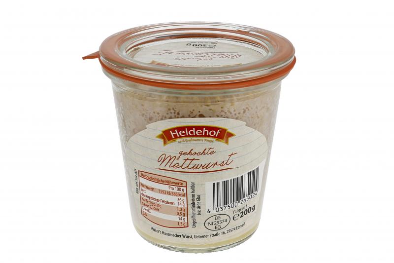 Heidehof Mettwurst gekocht