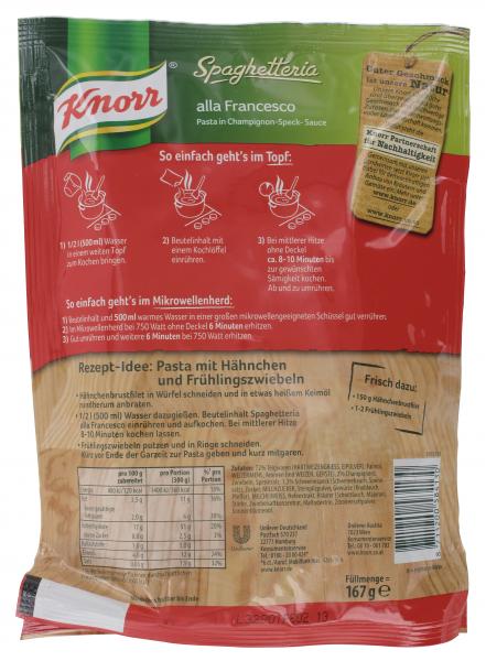 Knorr Spaghetteria alla Francesco