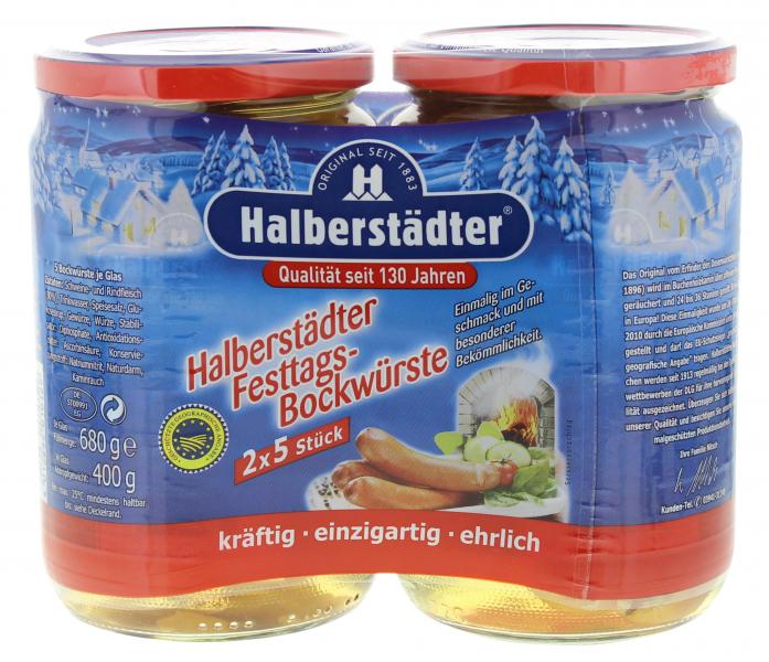 Halberstädter Duo Pack Festtags-Bockwürste 