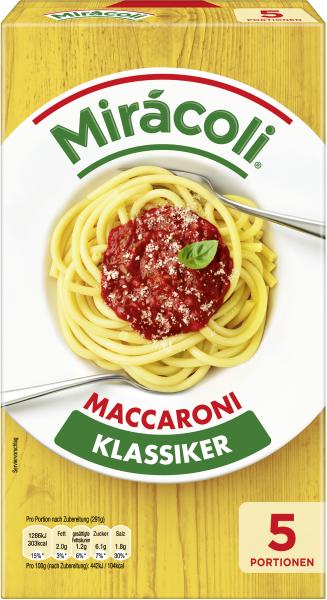 Mirácoli Maccaroni mit Tomatensauce