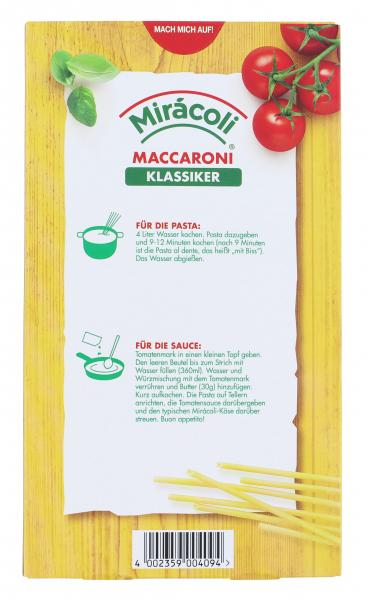 Mirácoli Maccaroni mit Tomatensauce