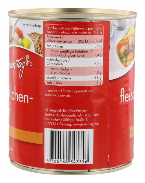 Jeden Tag Fleischbällchentopf mit Möhren