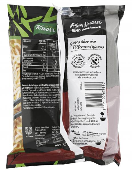 Knorr Asia Noodles Rind