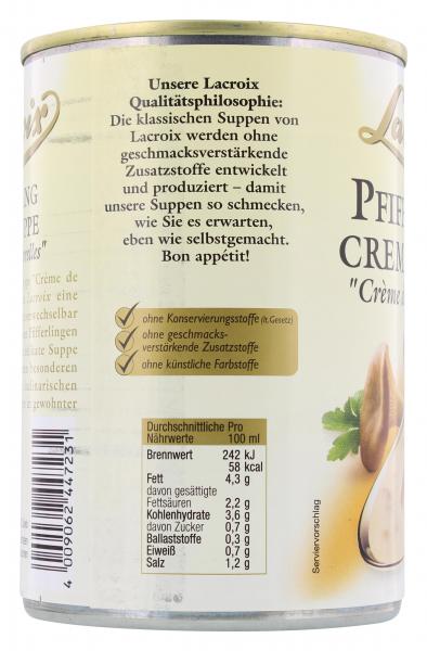 Lacroix Pfifferling Creme-Suppe Crème de chanterelles