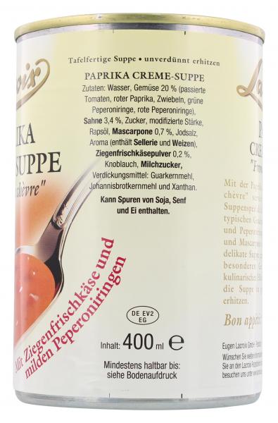 Lacroix Paprika Creme-Suppe Fromage de chèvre