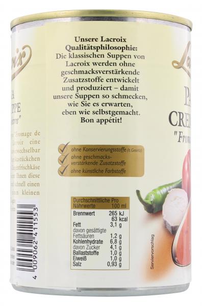 Lacroix Paprika Creme-Suppe Fromage de chèvre