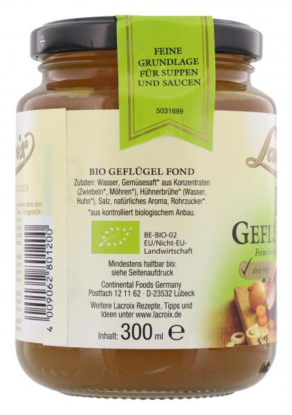 Lacroix Bio Geflügel Fond