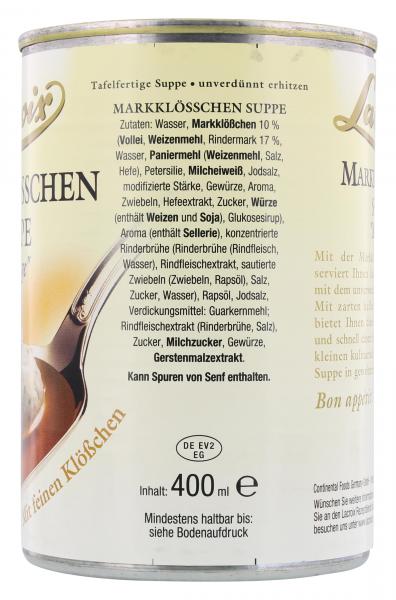 Lacroix Markklösschen-Suppe Mariage