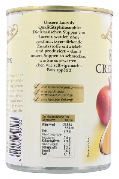 Lacroix Kürbis-Creme-Suppe Citrouille