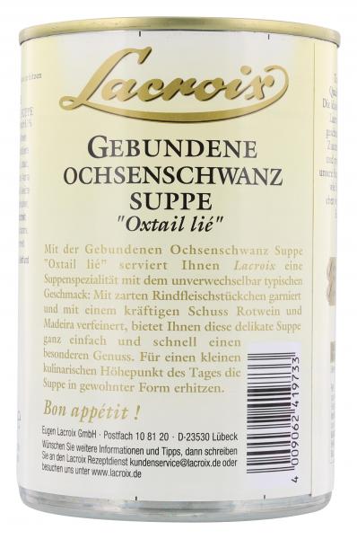 Lacroix Gebundene Ochsenschwanzsuppe Oxtail lié