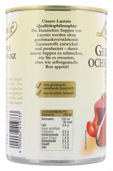 Lacroix Gebundene Ochsenschwanzsuppe Oxtail lié