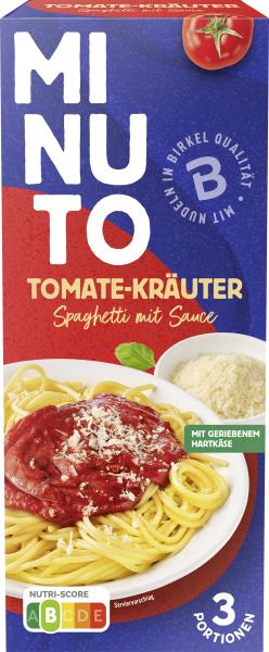 Birkel Minuto Tomate-Kräuter Spaghetti mit Sauce