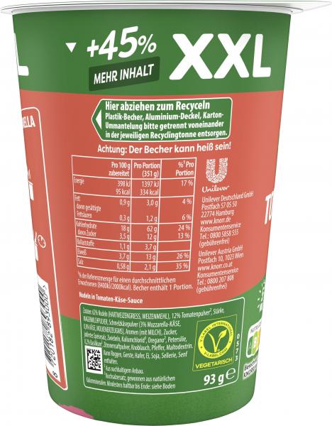 Knorr XXL Pasta Pot Tomato Mozzarella