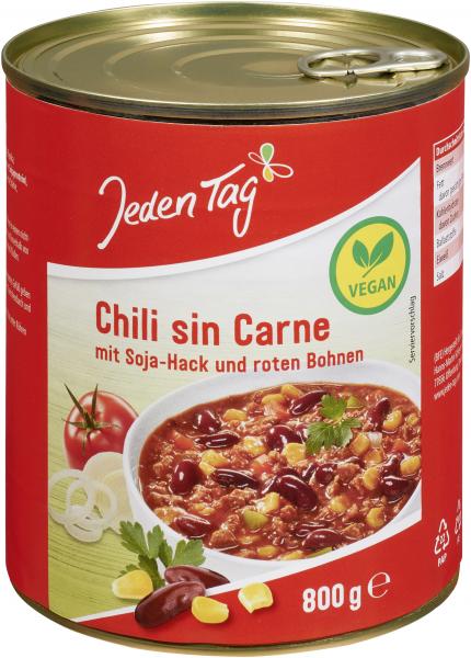 Jeden Tag Chili sin Carne