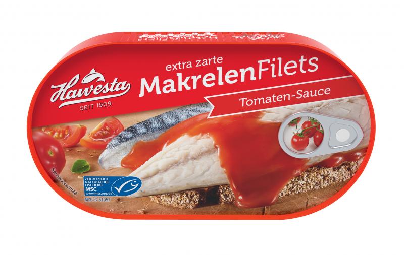 Hawesta Makrelenfilets in Tomaten-Sauce