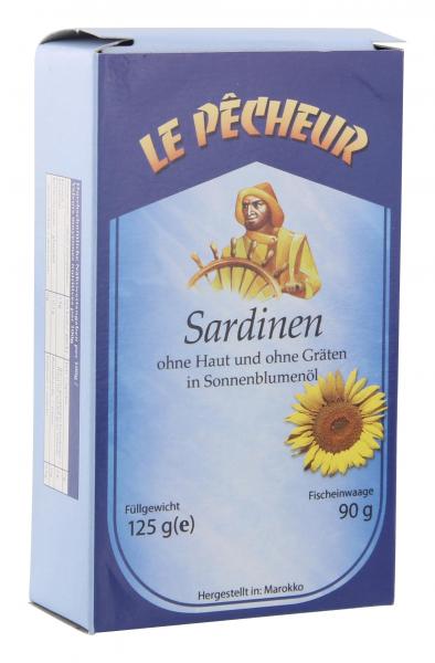 Le Pecheur Sardinen in Sonnenblumenöl