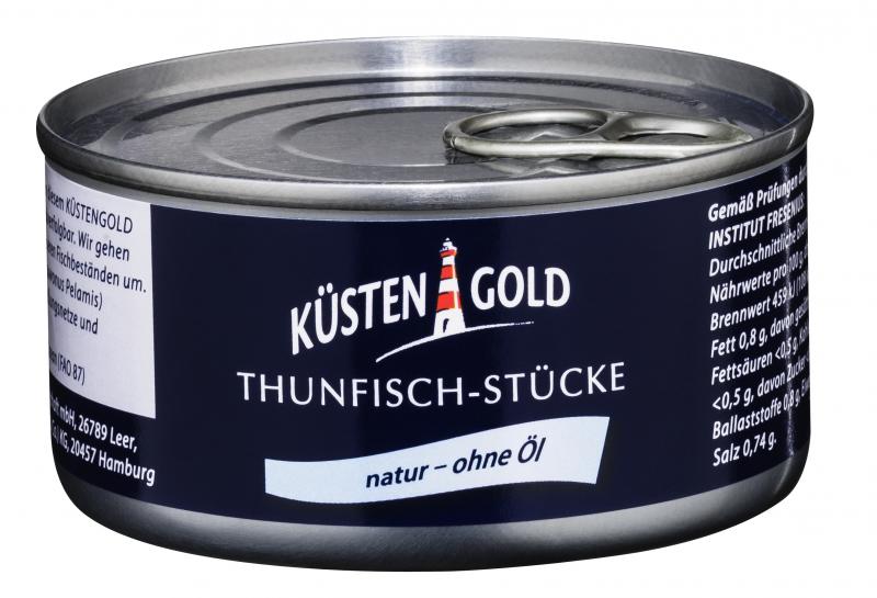 Küstengold Thunfisch-Stücke natur