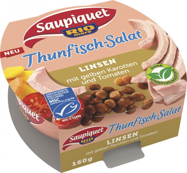 Saupiquet Thunfisch-Salat Linsen