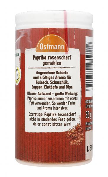 Ostmann Paprika rosenscharf