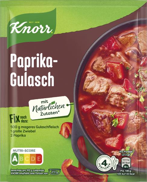 Knorr Fix Paprika-Gulasch Zigeuner Art