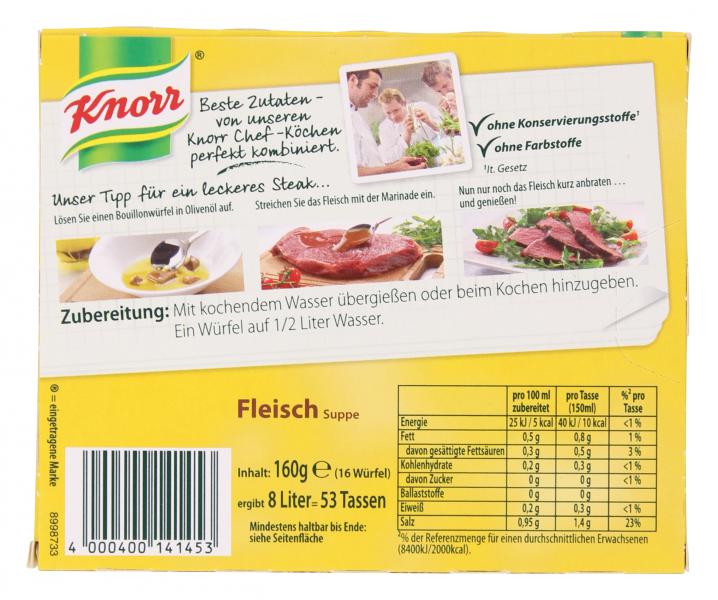 Knorr Fleisch Suppe