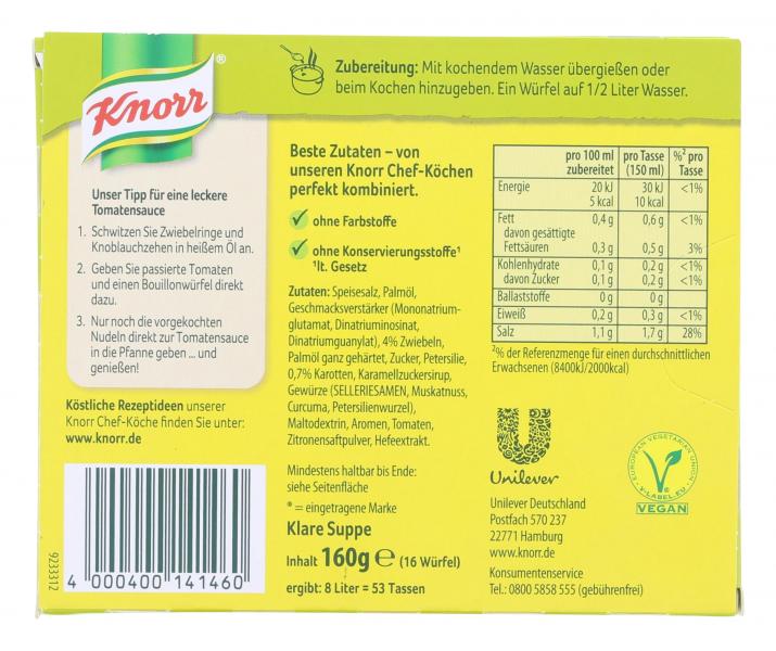 Knorr Klare Suppe