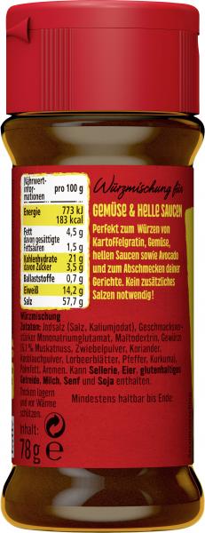 Maggi Würzmischung Nr. 2 für Gemüse & helle Saucen Streuer