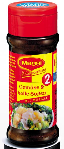 Maggi Würzmischung 2 Gemüse & helle Saucen Streuer