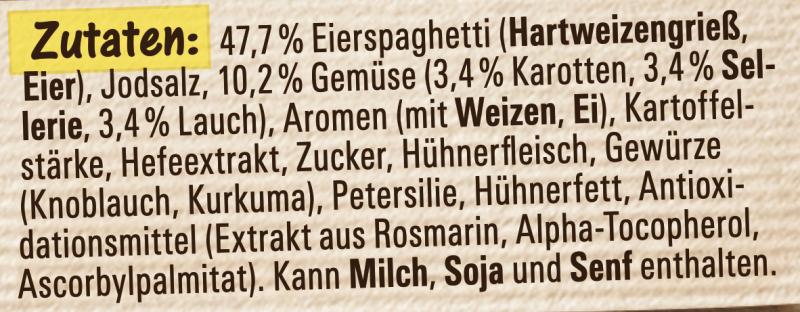 Maggi Für Genießer Hühnersuppe mit Nudeln